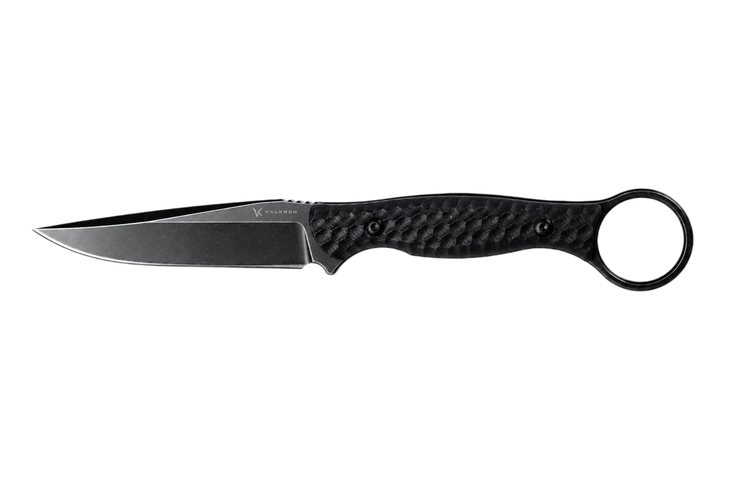 Black Finch EDC fixed blade knife by VALKRON