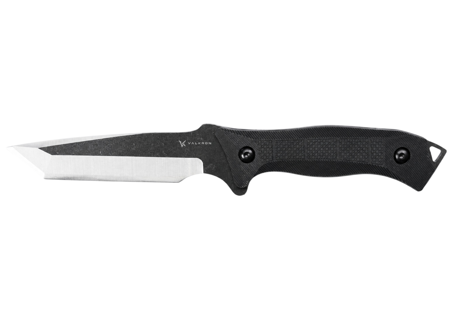 Obsidian outdoor fixed blade knife by VALKRON
