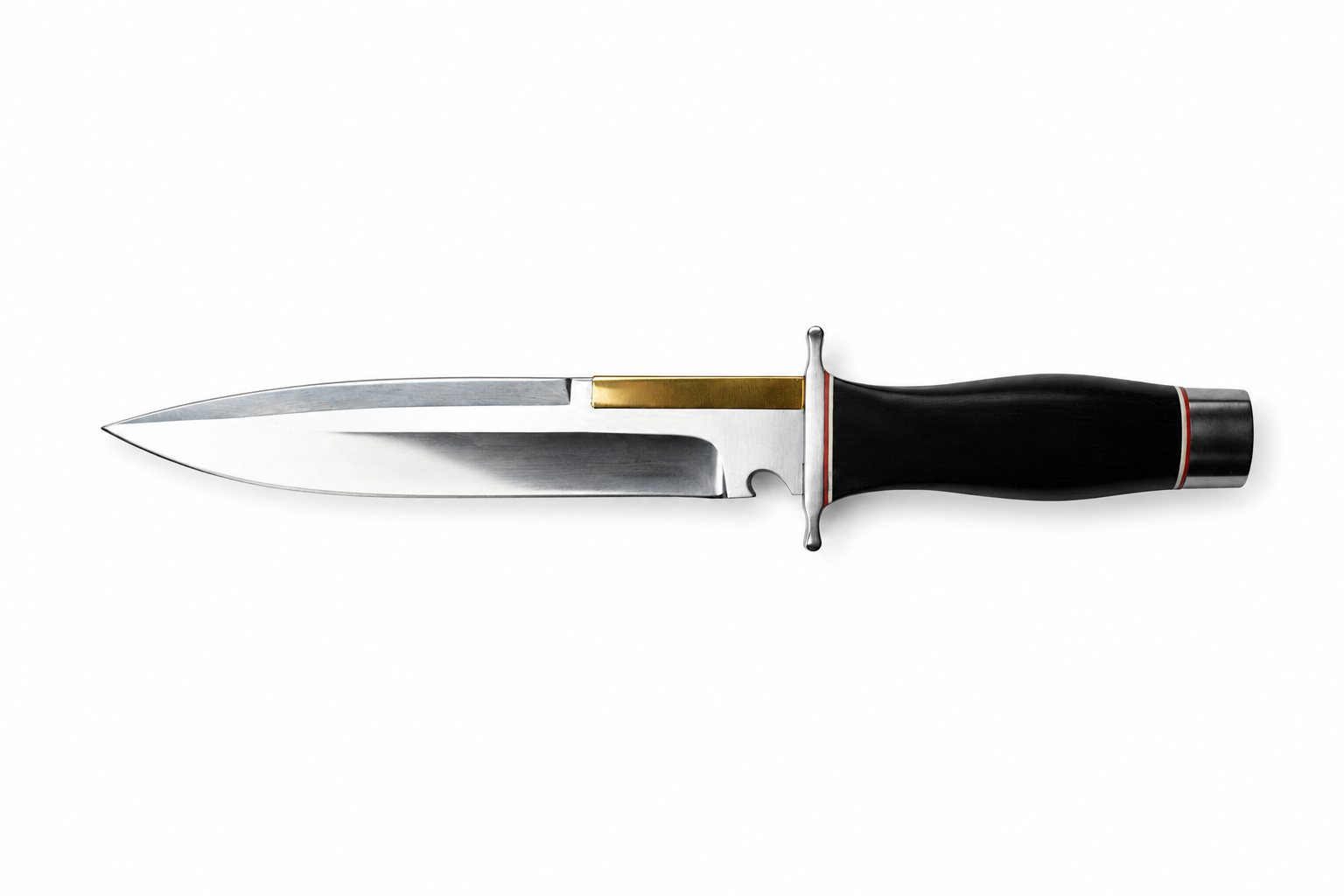 Gilded Ranger fixed blade knife side view by VALKRON