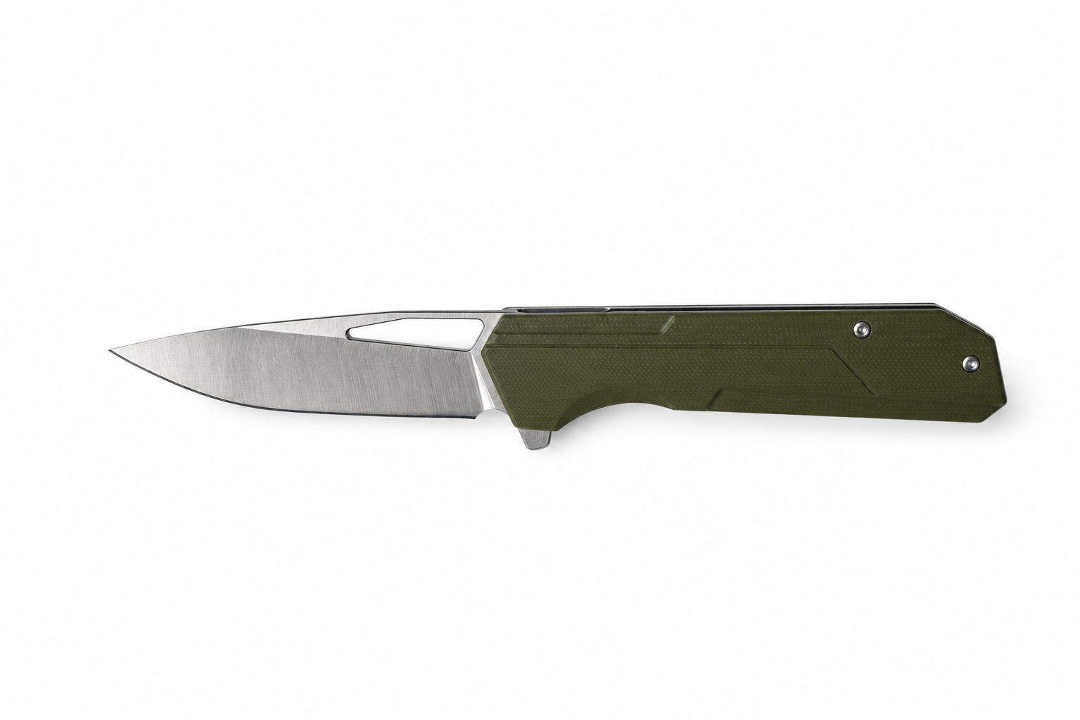 Verdant Edge folding knife open side view by VALKRON