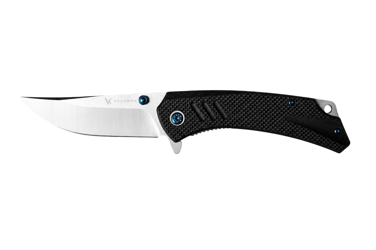 Overlord Bowie-style folding knife by VALKRON