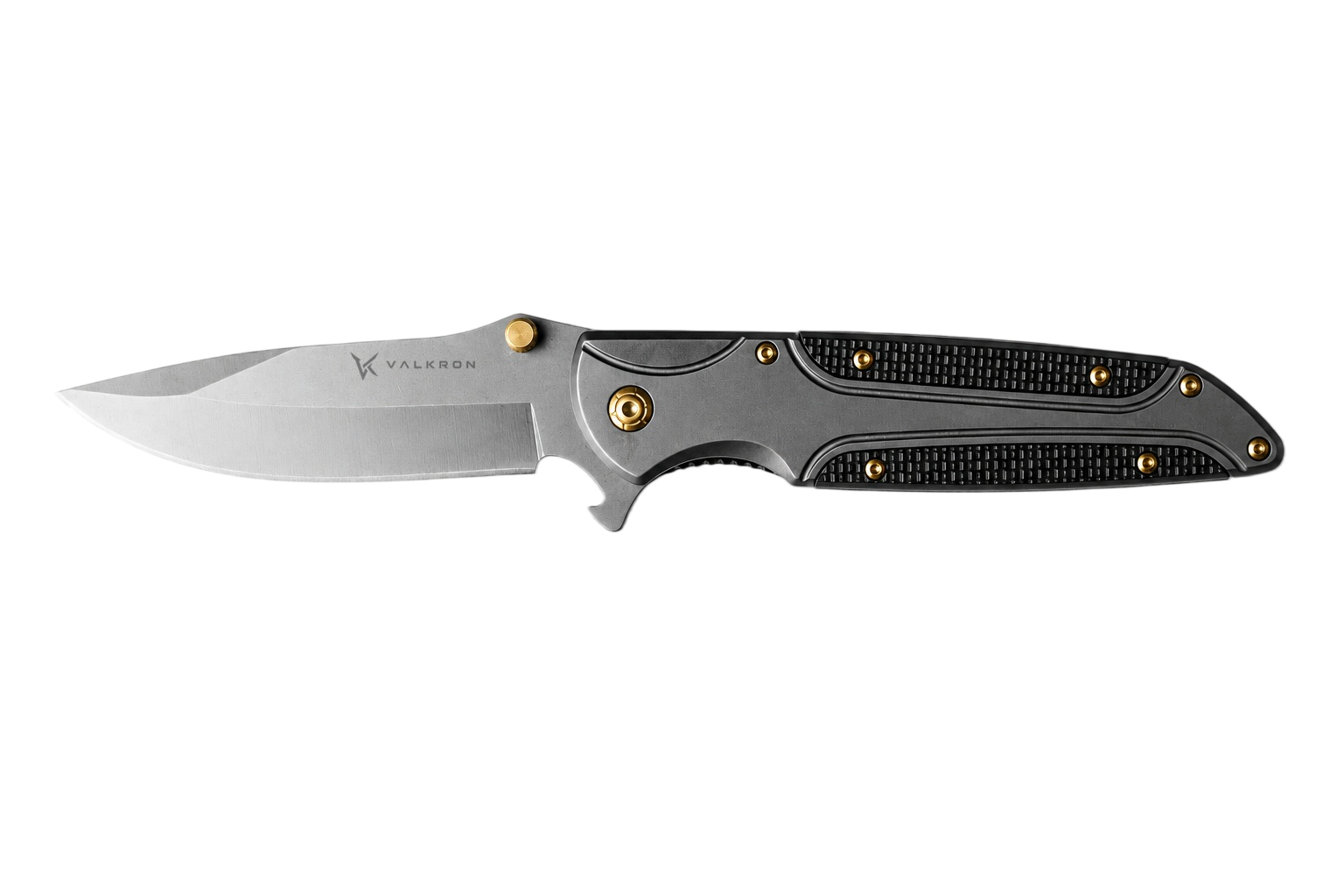 Sovereign stainless steel folding knife by VALKRON